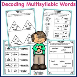 Multisyllabic words for 3rd grade