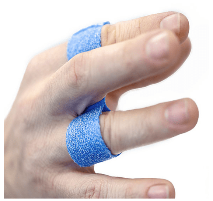 Yoke splint for middle finger