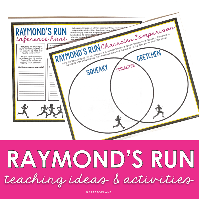 Raymond's run questions and answers