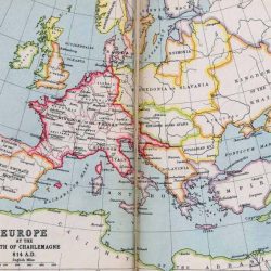 Map of europe in charlemagne's time