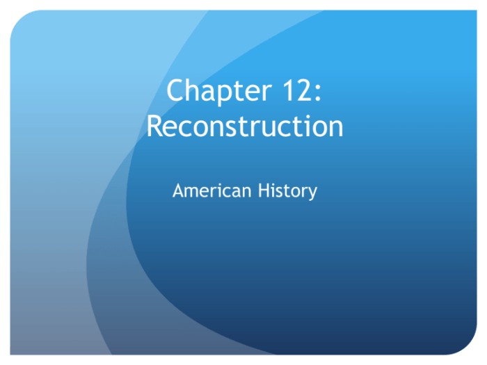 Chapter 2 reconstruction america's unfinished revolution