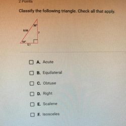 Apply following classify check triangle